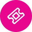 104x104-Sorteos-Rosa Icono persona ejercicio saludable sobre fondo rosa