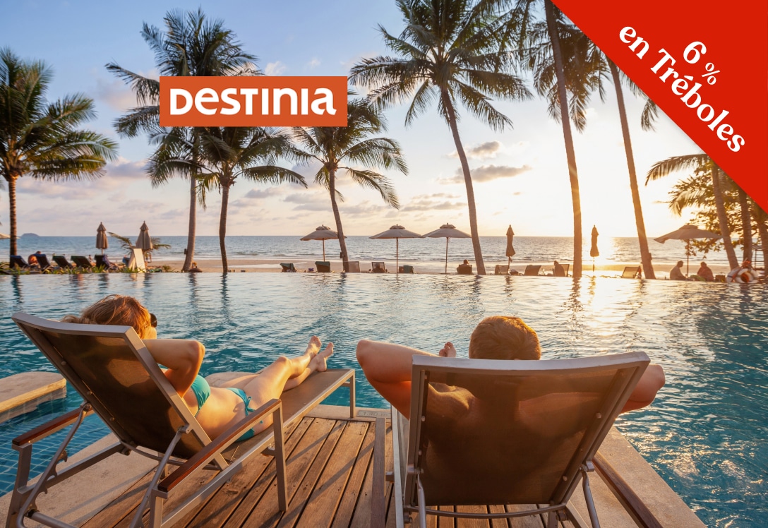 Destinia con 6% en Tréboles