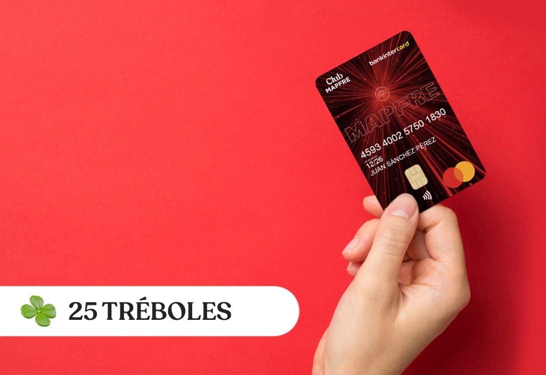 Tarjeta de Crédito con 25 tréboles