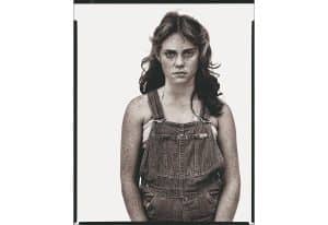 Sandra Bennett, doce años. Fotografía de Richard Avedon