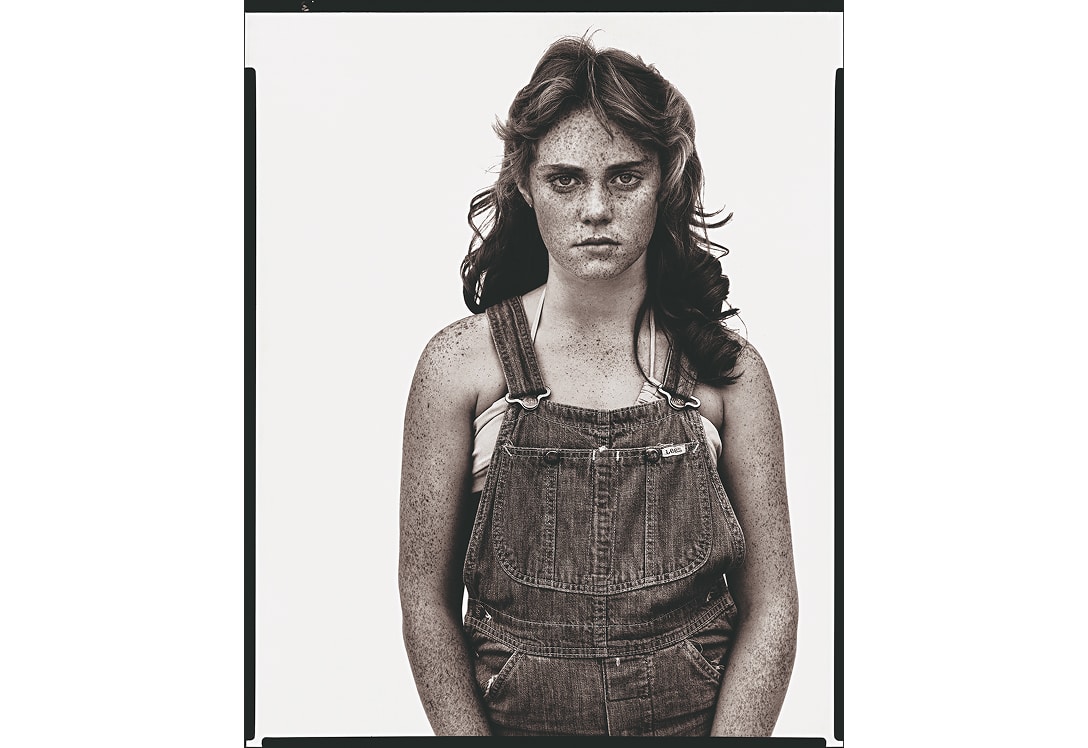 Sandra Bennett, doce años. Fotografía de Richard Avedon