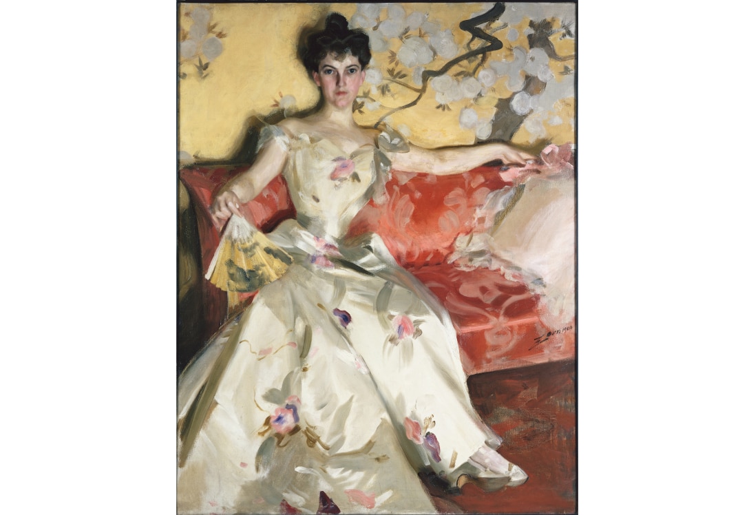 Pintura donde aparece Elizabeth Sherman Cameron, 1900 . de Anders Zorn