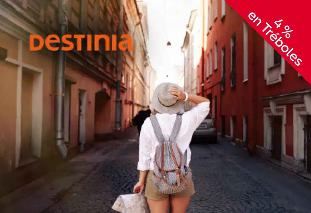 Destinia. Promo 4% de descuento en Tréboles