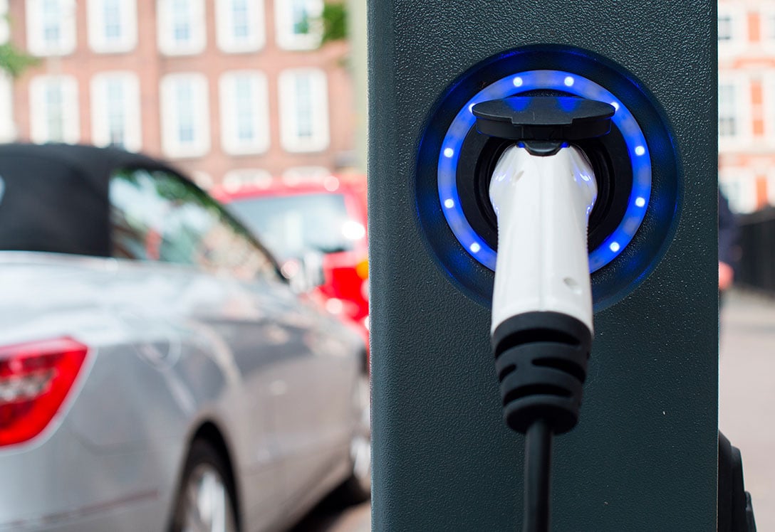 Puntos de recarga de vehículos eléctricos