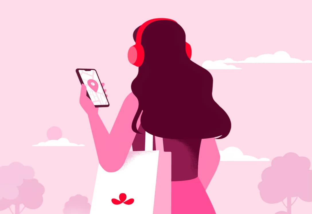 Mujer guiñando el ojo. Promo de Tréboles de Club MAPFRE