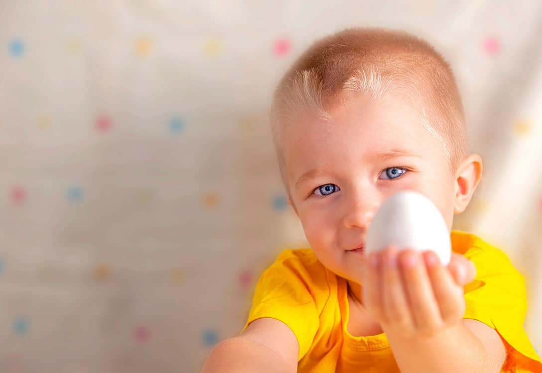 Alergia infantil al huevo