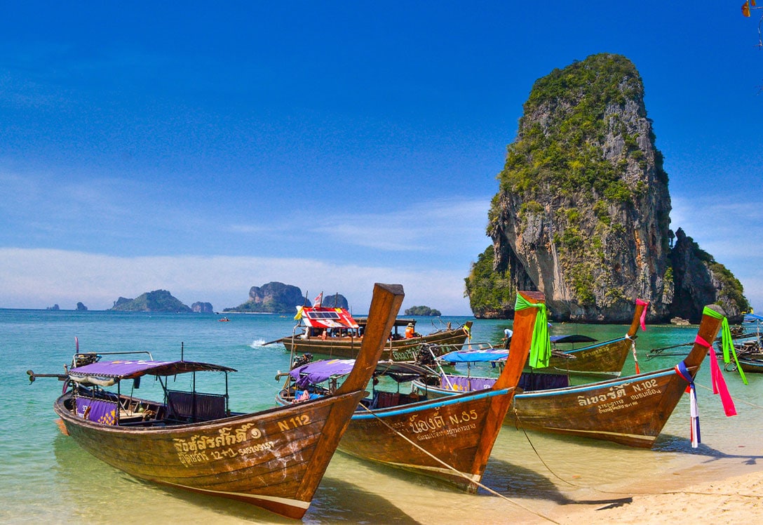 Playa de Tailandia en Agosto