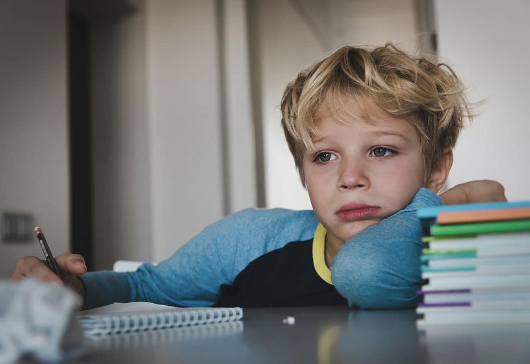 Pensamientos negativos en los niños