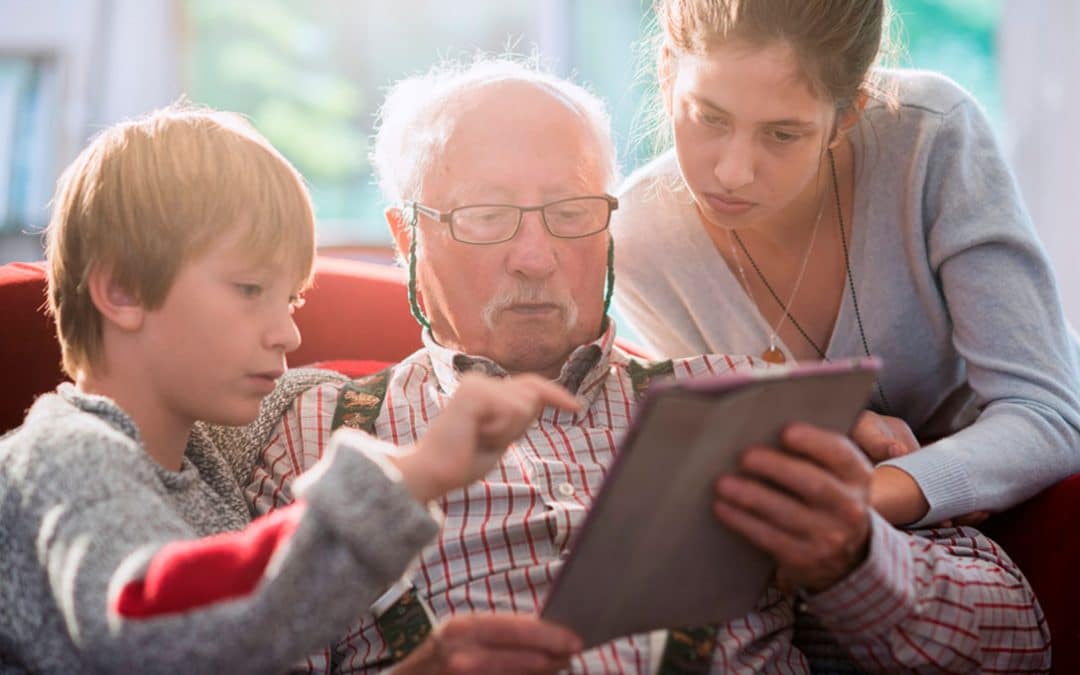 Uso de la tecnología para personas mayores