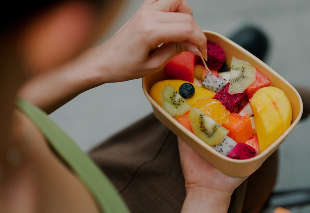 ensalada de frutas con Pitaya