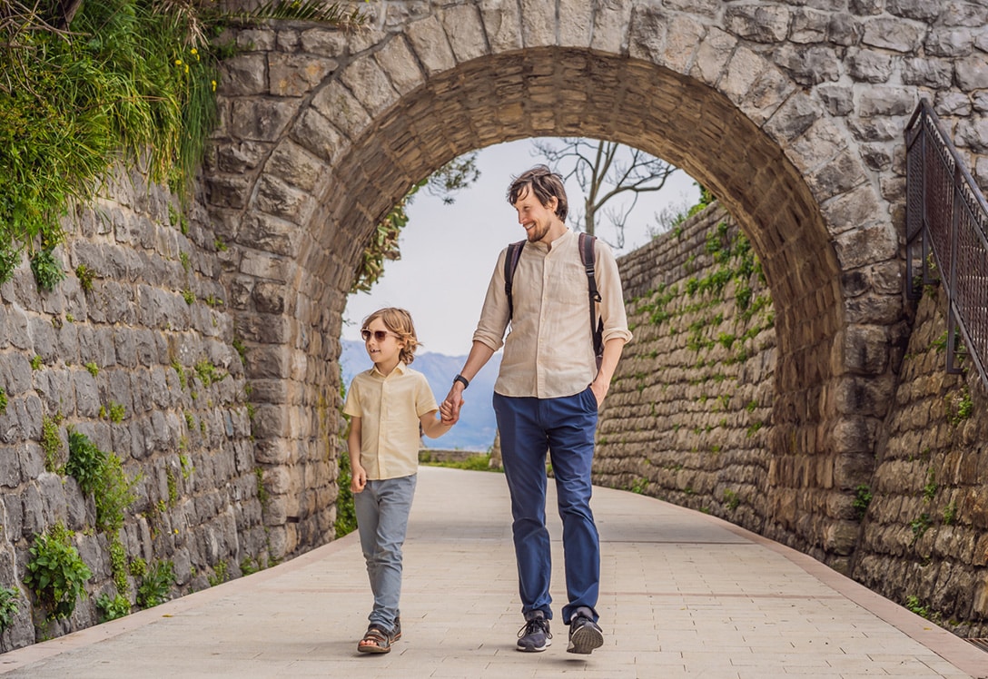 padre-hijo-escapada padre e hijo de escapada en familia