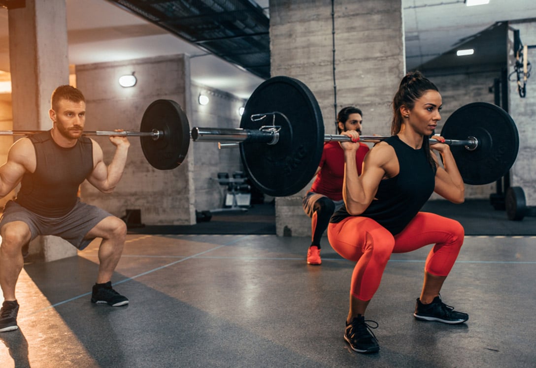 Sala de musculación de un gimnasio