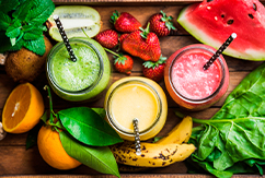 Batidos de merienda bajos en calorías