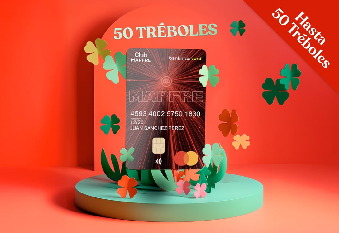 Hasta 50 Tréboles tarjeta